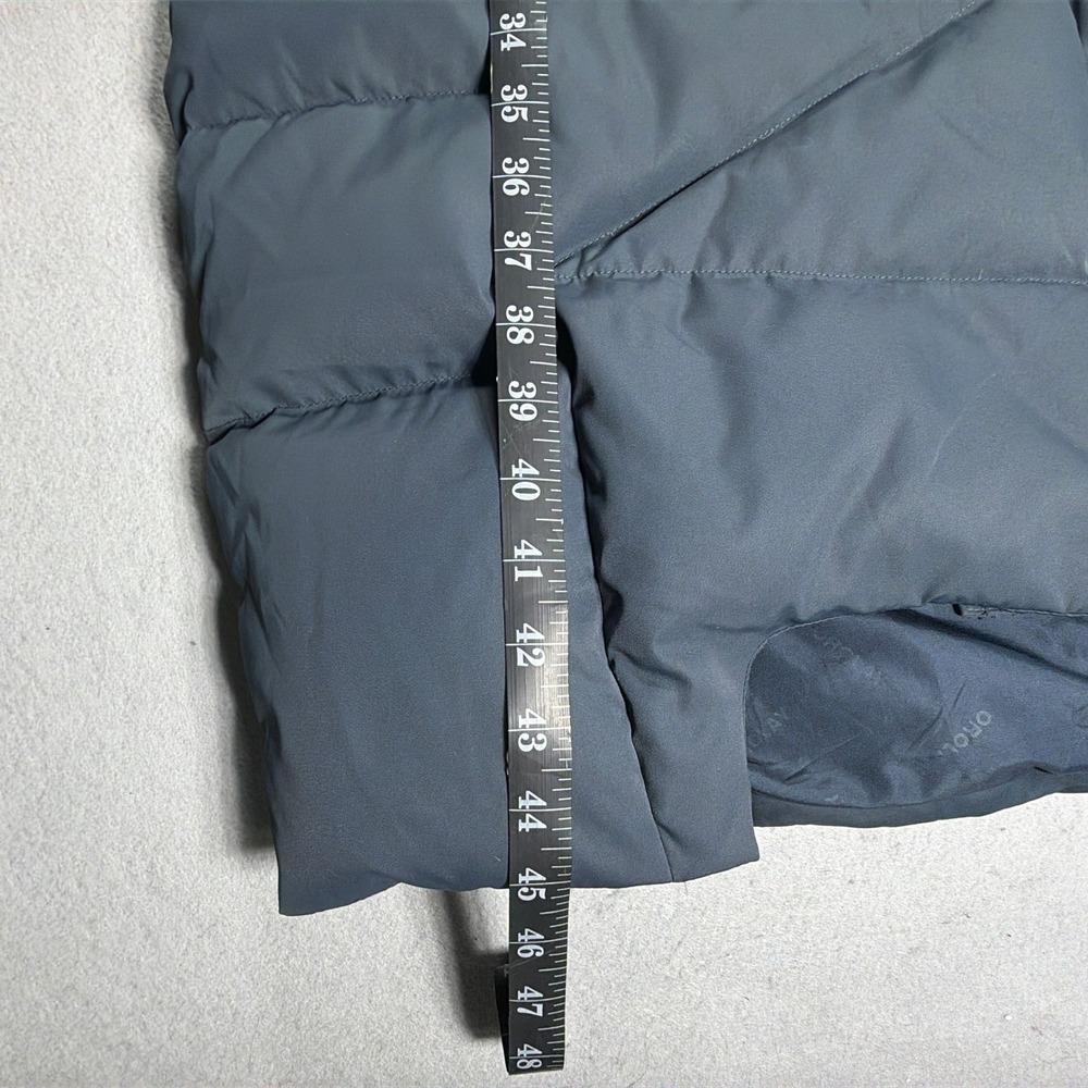 Orolay Down Puffer Coat Women Medium Long Hooded Quilted Gray Winter Parka - Picture 7 of 13